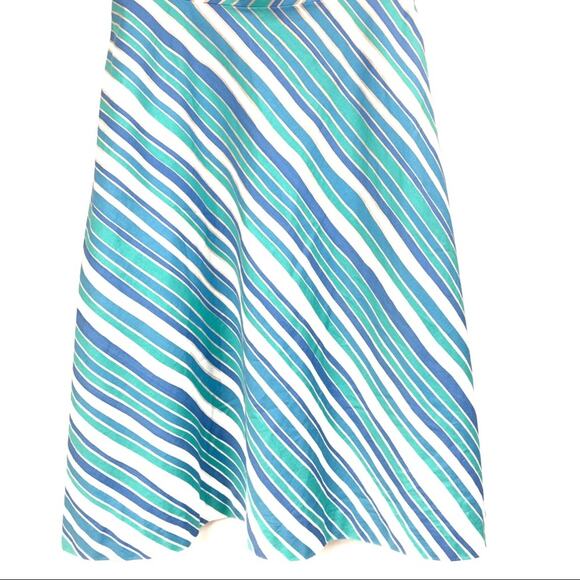 Ann Taylor Strapless Sun Dress Striped A-Line Size 6 - Picture 8 of 12